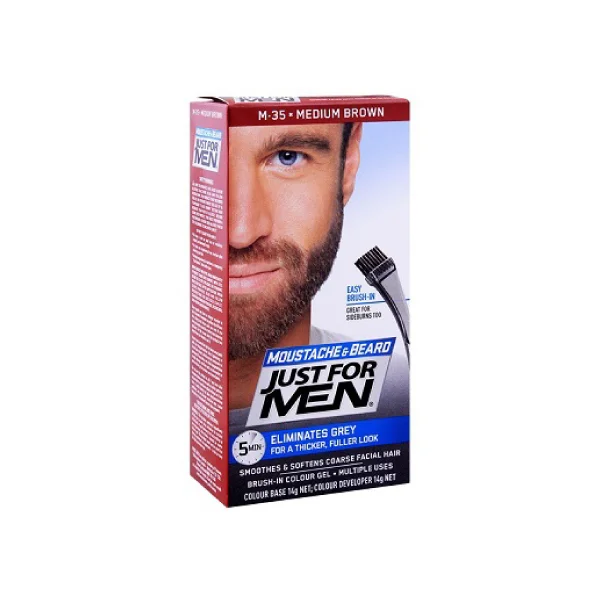 Just For Men Mustache &amp; Beard Gel Medium Brown
