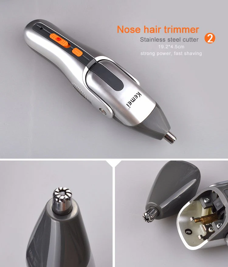 Kemei 8 in 1 Grooming Kit Hair Clipper Nose Trimmer KM-680A - Image 5