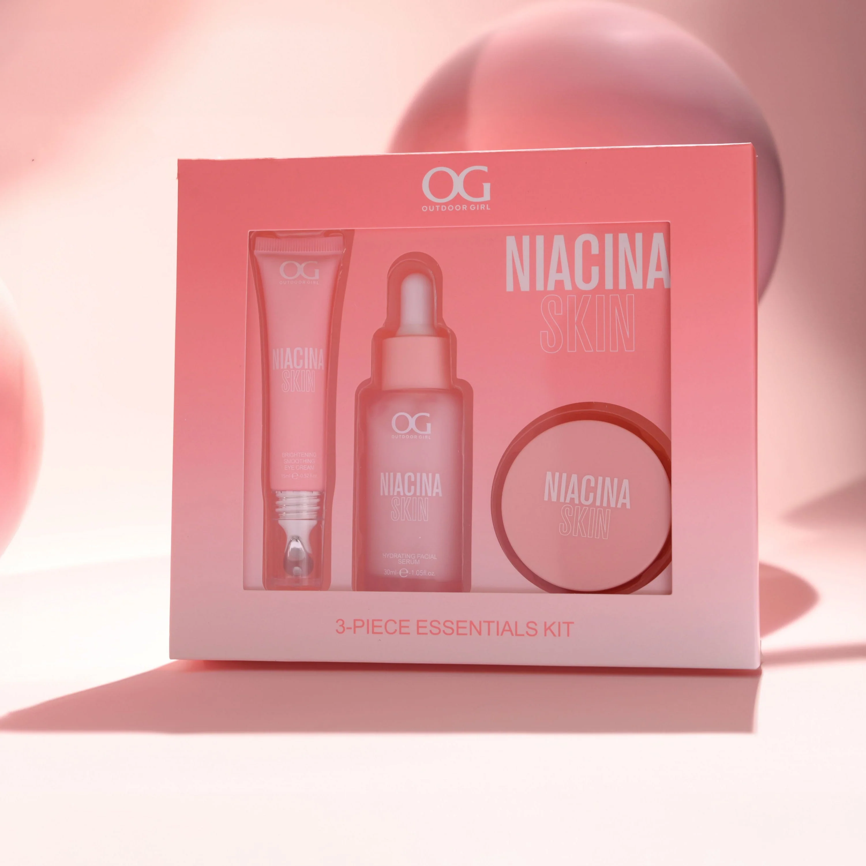 OG Outdoor Girl Niacinamide Kit x 3 Products