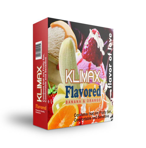 Klimax Flavored 2Pcs - Orange Banana Condoms