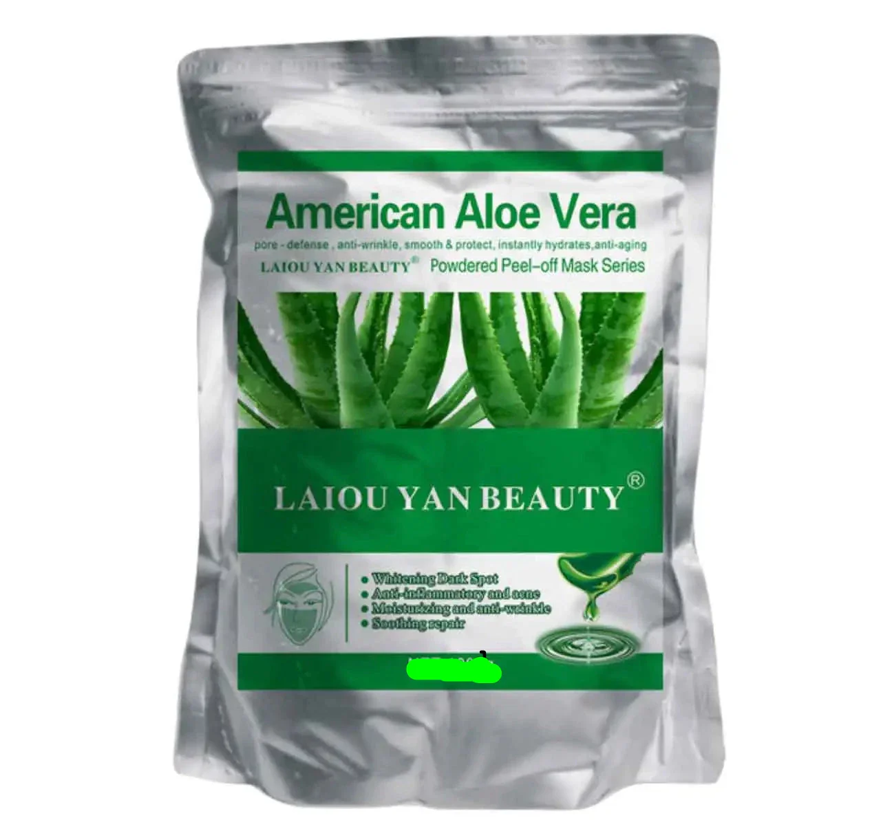 Laiou Yan  Beauty American Aloe Vera Facial Mask Powder - Image 2