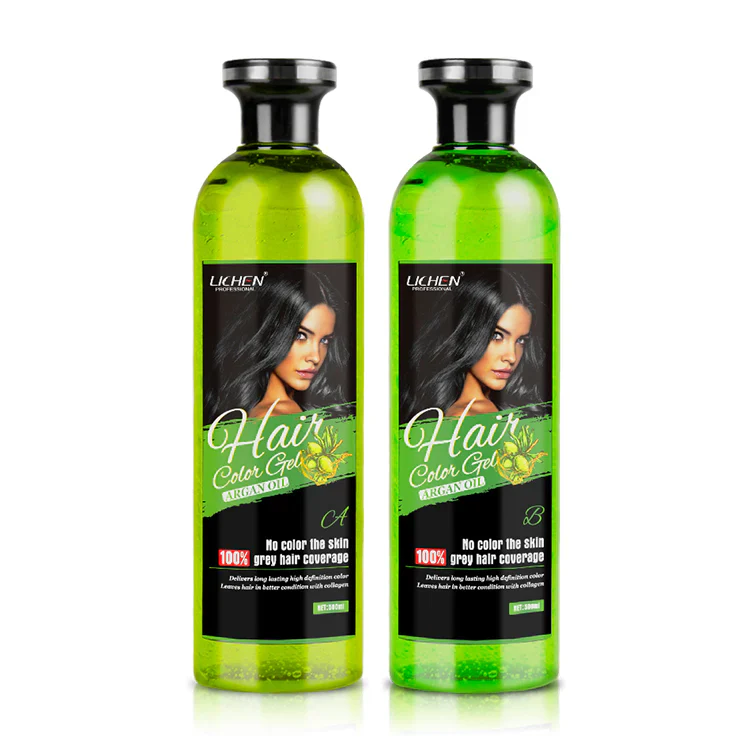 Lichen Hair Color Gel (Argan Oil) 258ml x 2