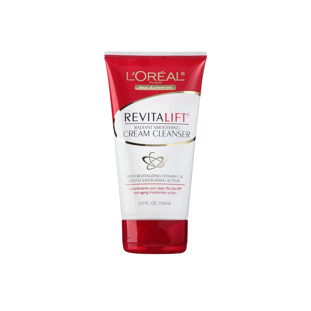 Loreal Revitalift Radiant Smoothing Cream Cleanser 150ml - Image 2