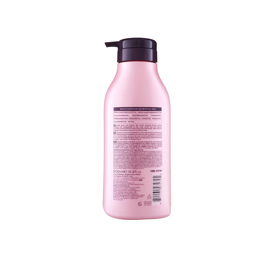 Luxliss Cherry Blossom & Rose Volumizing Hair Care Conditioner 500ml - Image 2