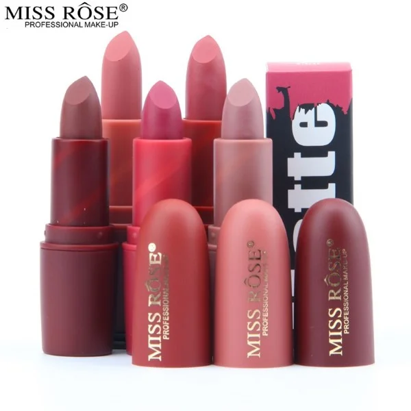 Miss Rose Matte Bullet Lipsticks - Set of 6