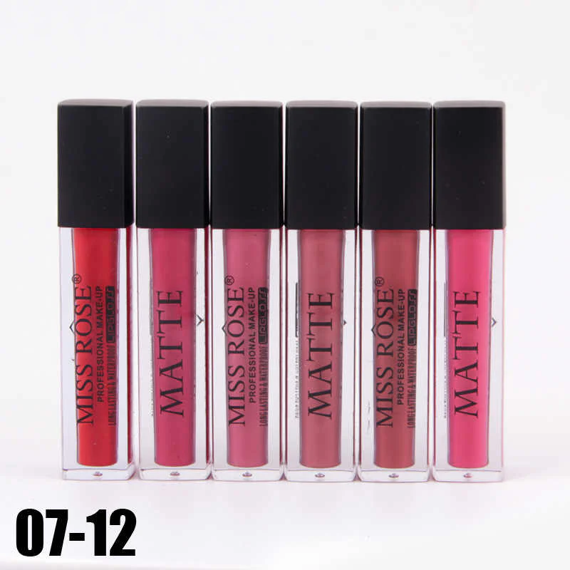 Miss Rose Matte Gloss Set of 6 - Square - Image 3