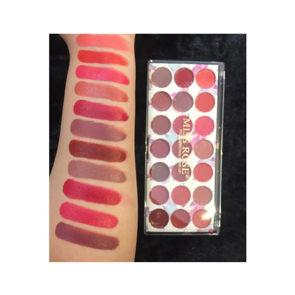 Miss Rose Matte Lipstick Palette - 21 Colors - Image 3