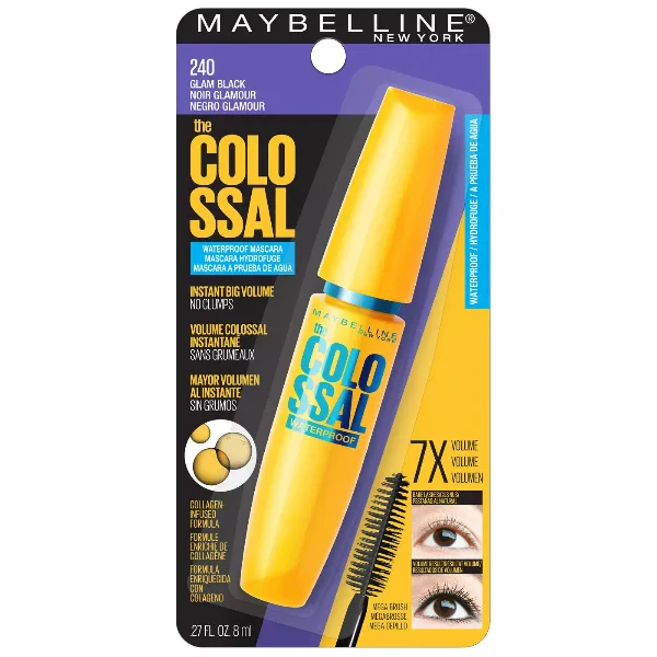 Maybelline The Colossal Waterproof Mascara - 240 Glam Black