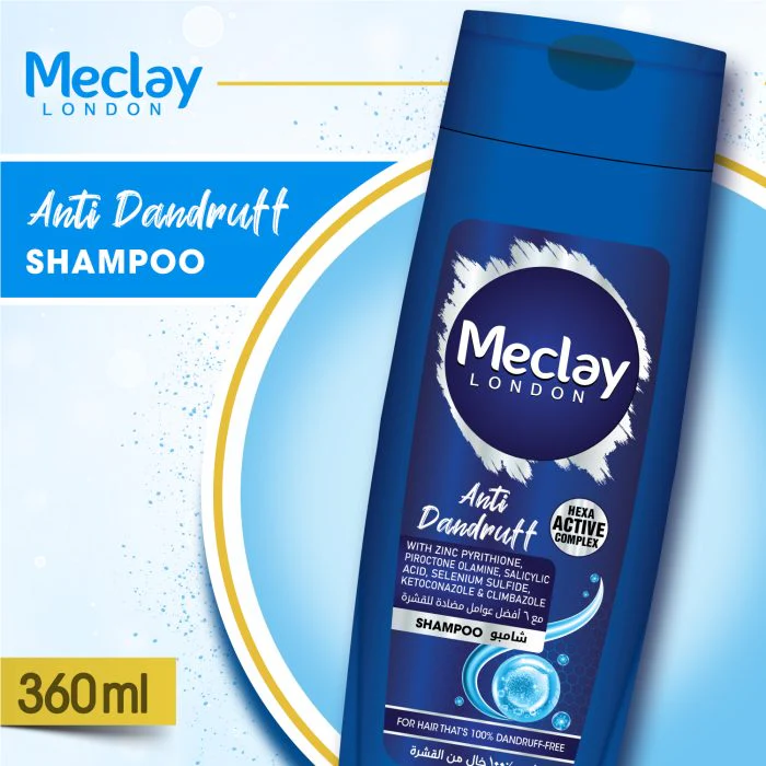 Meclay London Anti Dandruff Shampoo 360ml - Image 2
