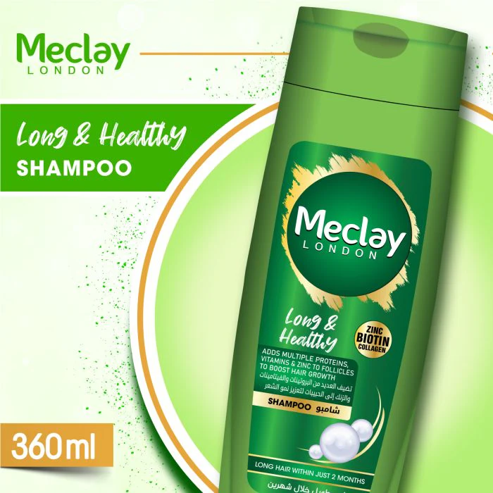 Meclay London Long & Healthy Shampoo 360ml - Image 2