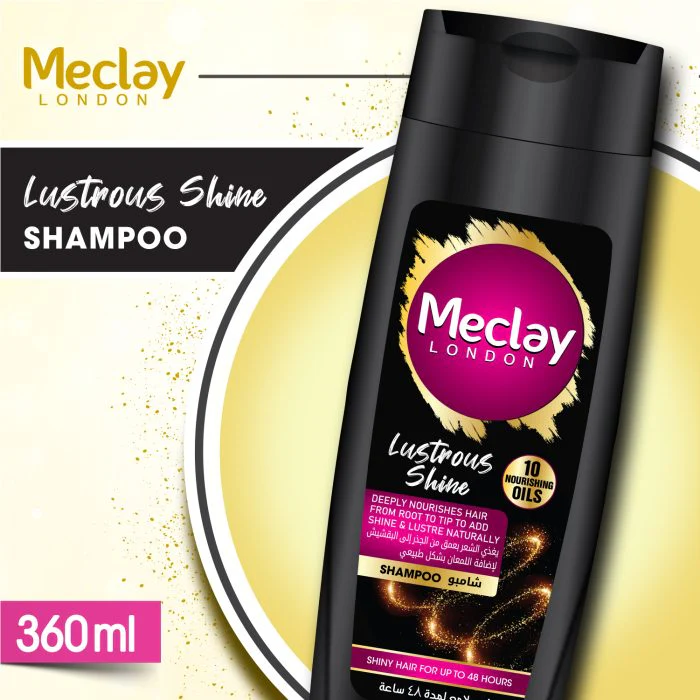 Meclay London Lustrous Shine Shampoo 360ml - Image 2