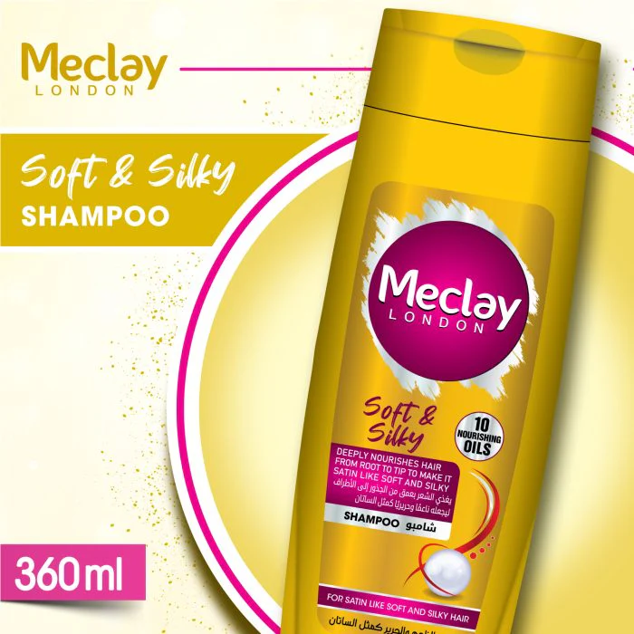 Meclay London Soft & Silky Shampoo 360ml - Image 2