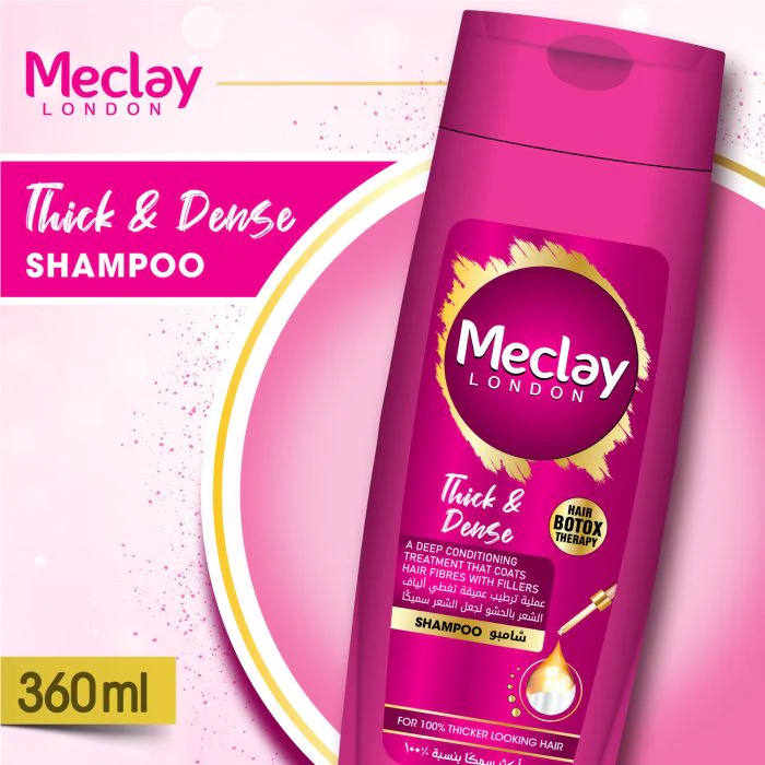 Meclay London Thick & Dense Shampoo 360ml - Image 2