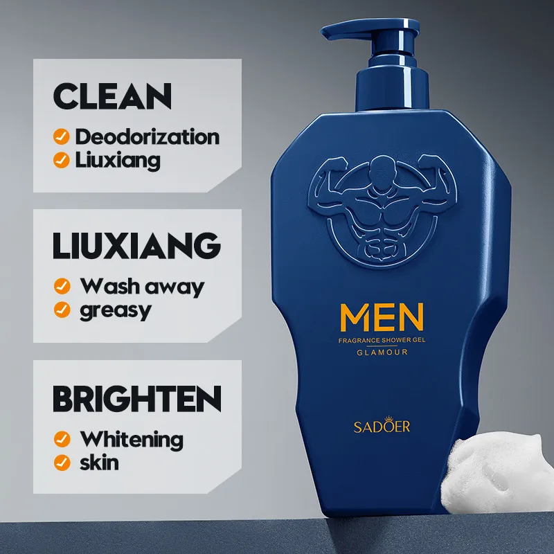 Men's Body Wash SADOER Foam Body Wash To Clean The Body and Stay Fragrant Cross-border Trade Skincare - Image 4