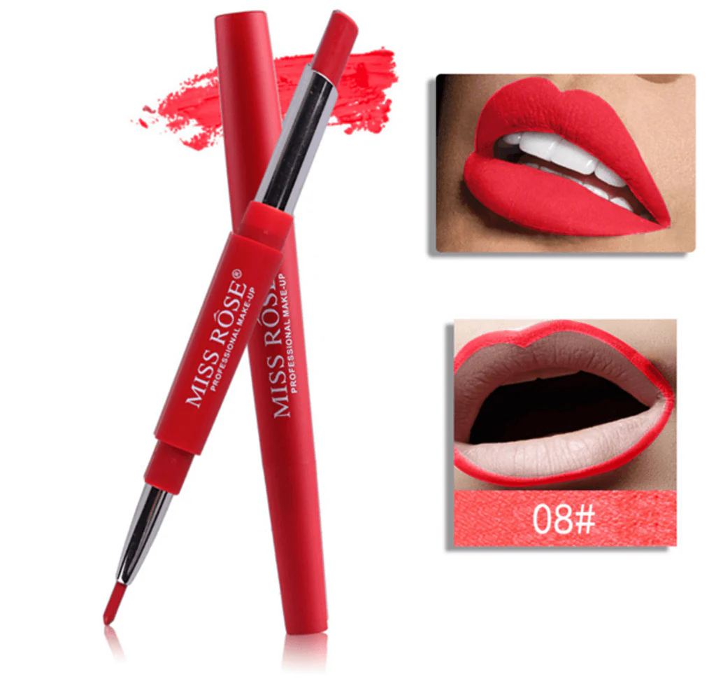 Miss Rose 2 In 1 Lipstick Red Collection - Deep Raspberry - Image 6