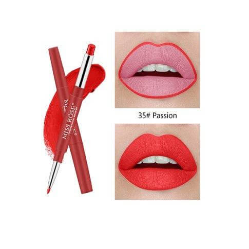 Miss Rose 2 In 1 Lipstick Red Collection - Deep Raspberry - Image 7