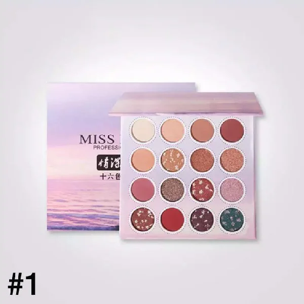 Miss Rose Fairy 16 Colors Eye Shadow Palette - Image 3