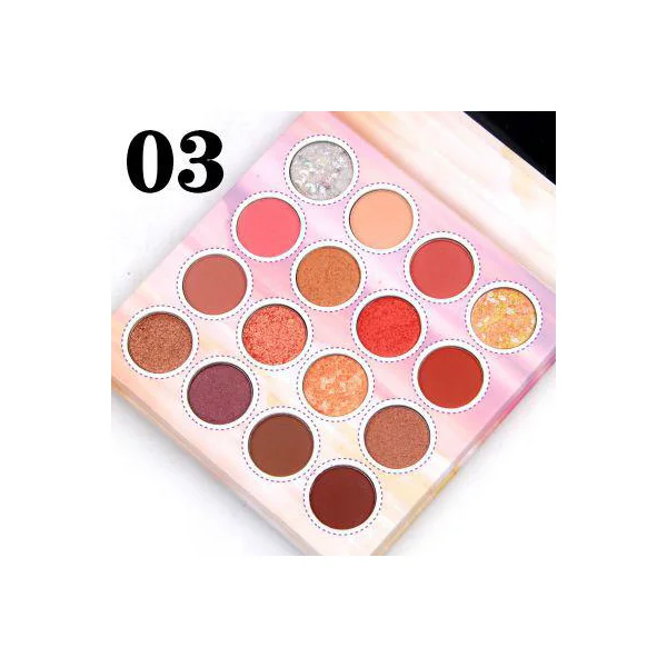 Miss Rose Fairy 16 Colors Eye Shadow Palette - Image 5