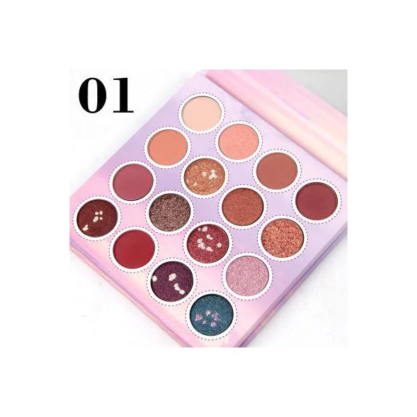 Miss Rose Fairy 16 Colors Eye Shadow Palette - Image 7