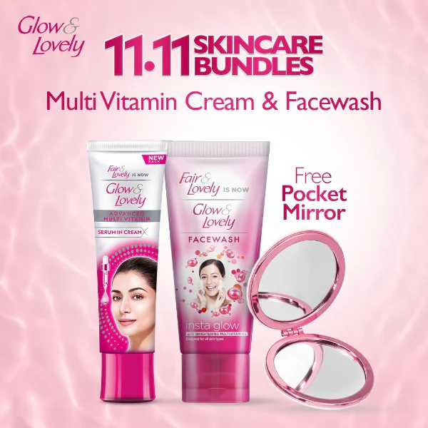 Multi Vitamin Cream & Face Wash + Free Pocket Mirror