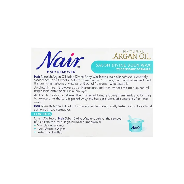 NAIR Hair Remover Nourish Natural Argan Oil Wax - Image 2