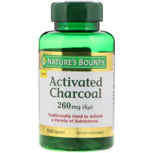 Nature's Bounty Activated Charcoal 260mg (100 Capsules)