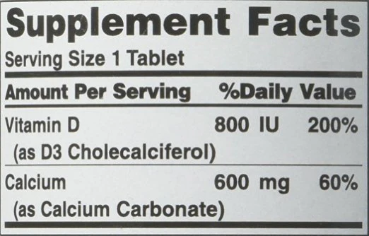 Nature's Bounty Calcium Magnesium Zinc 100 Coated Caplets - Image 4