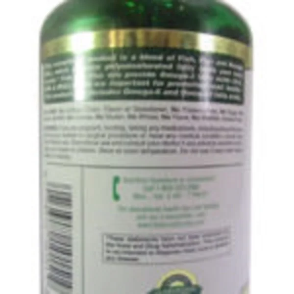Natures Bounty Omega 3-6-9 Fish Flax Borage 1200mg (72's Softgels) - Image 2