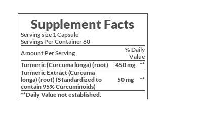 Nature’s Bounty Turmeric/ Curcumin 450 mg , 60 Capsules - Image 4