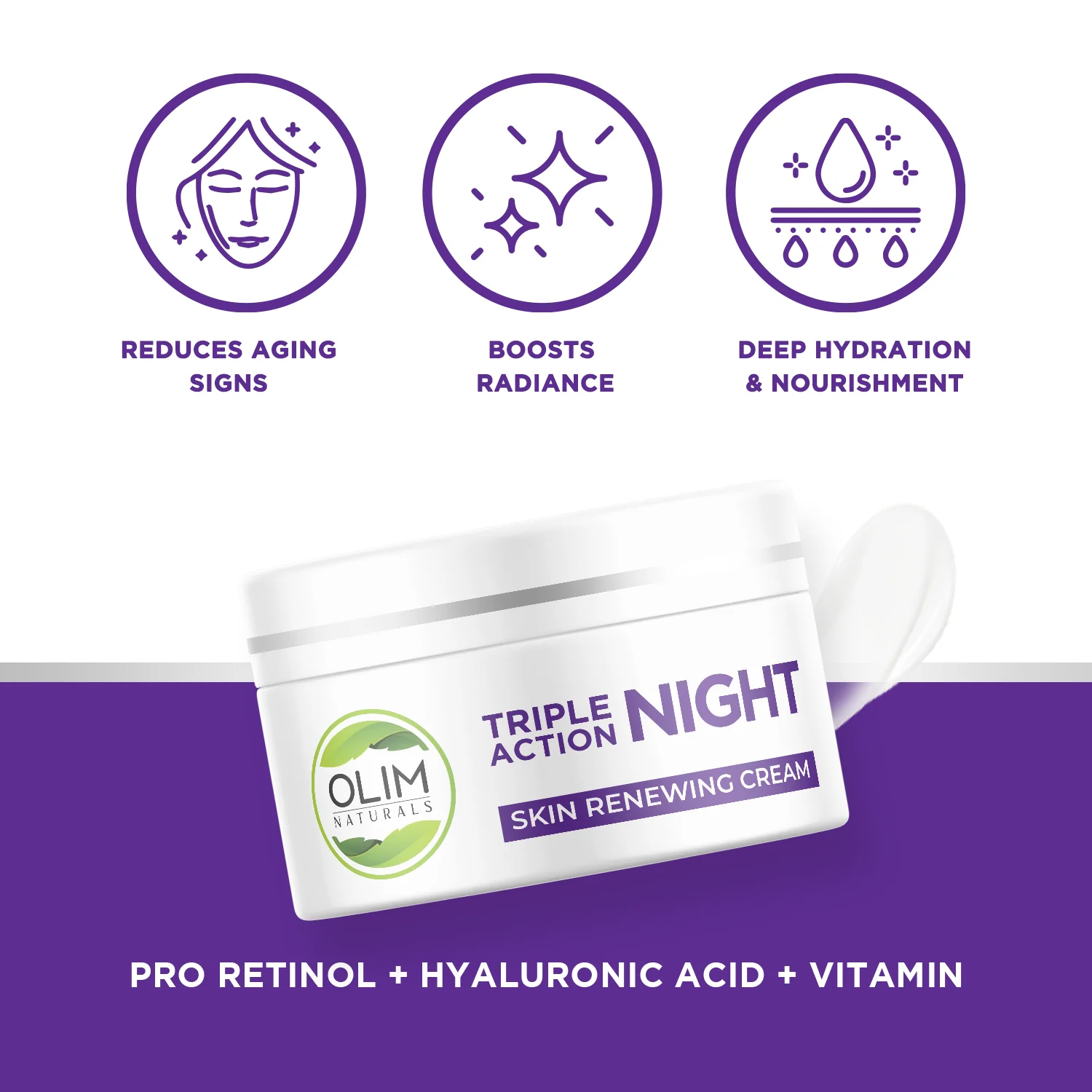 Night Cream Triple Action - Image 2