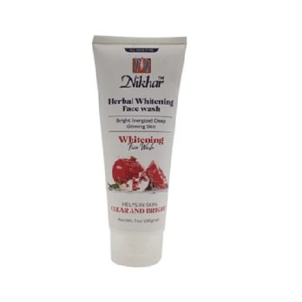 Nikhar Herbal Clear & Bright Whitening Face Wash 200g