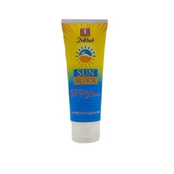Nikhar Herbal Sun Block SPF 50+++ All Skin Type Sunscreen  250ml