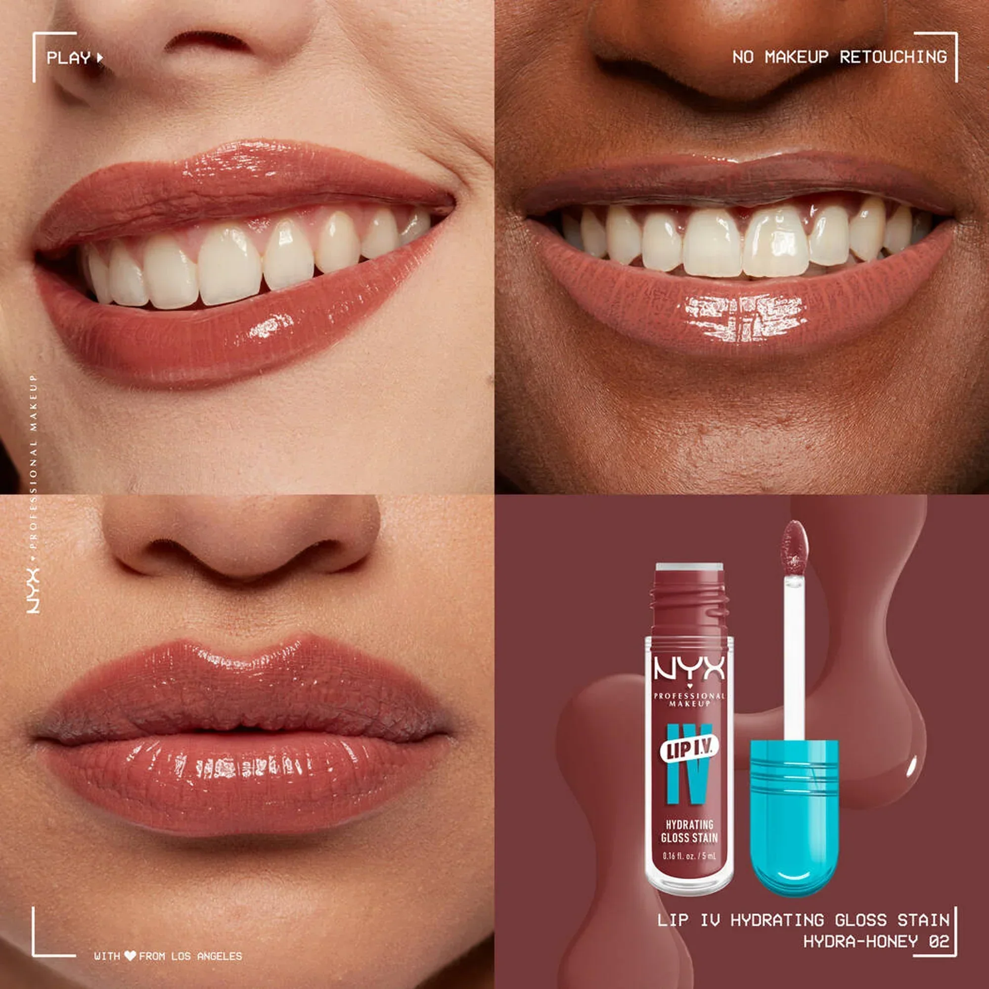 NYX Lip I.V.P Hydrating Lip Gloss Stain - Image 2