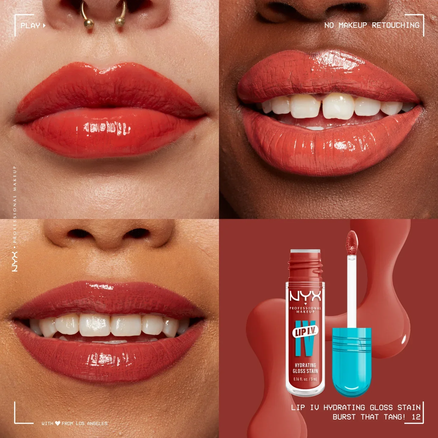 NYX Lip I.V.P Hydrating Lip Gloss Stain - Image 4