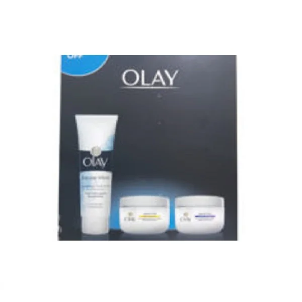 Olay Natural White Fairness Day Cream + Night Cream + Face Wash 3 in 1 Pack - Image 3