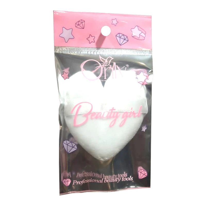 Only Heart Shape Makeup Puff - Image 2