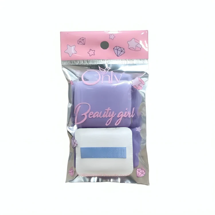 Only Rectangular Makeup Powder Puff (06) - Set of 2