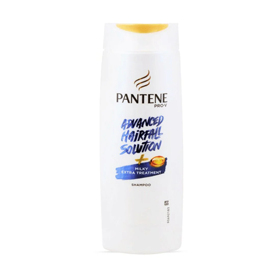 Pantene Advanced Hairfall Solution with Milky Extra Treatment Shampoo, 185ml - Image 2