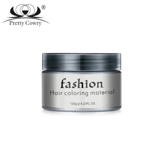 Pretty Cowry Hair Mud Wax Natural Grey 120ml - Image 2