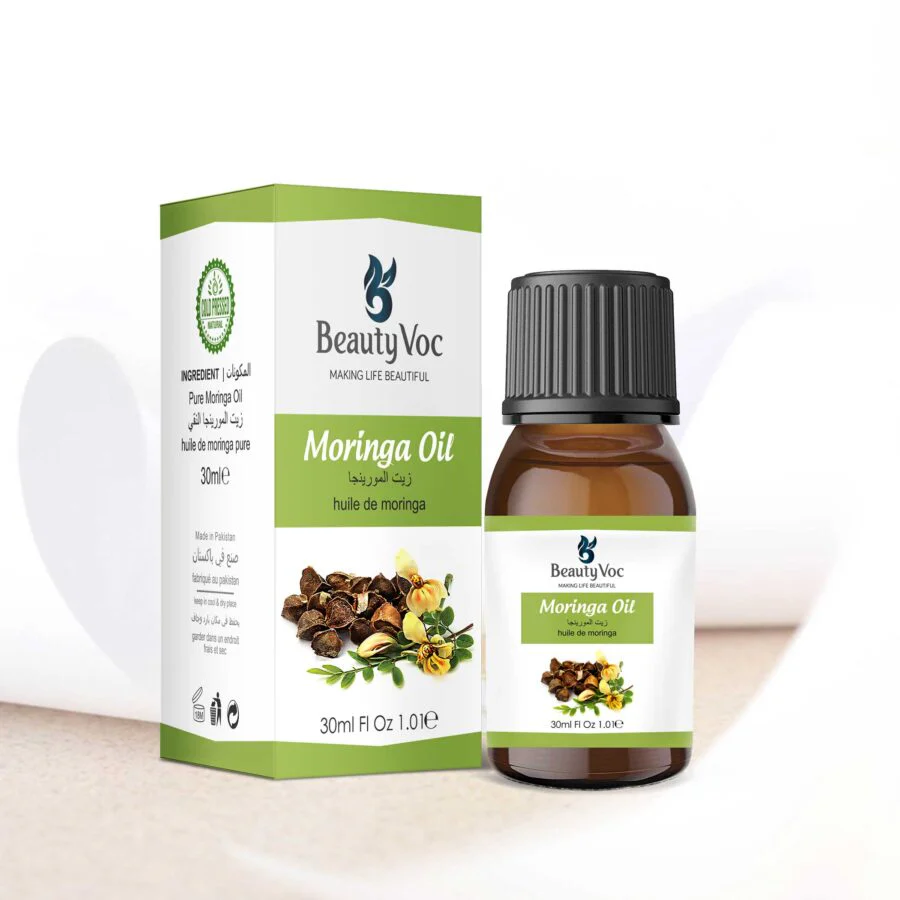 BeautyVoc Pure Moringa Oil 30 ml | For Glowing Skin |Stronger Hair | Youthful Radiance - Image 3
