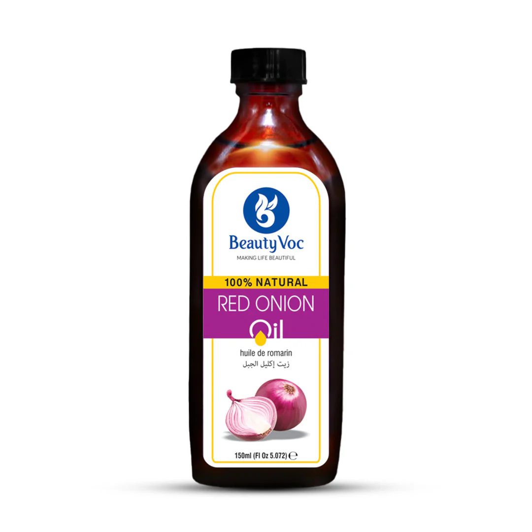 BeautyVoc Pure Red Onion Oil 150 ml - For Hair Growth, Hair Fall Control & Stronger Roots | Natural Scalp Nourishment - Image 3