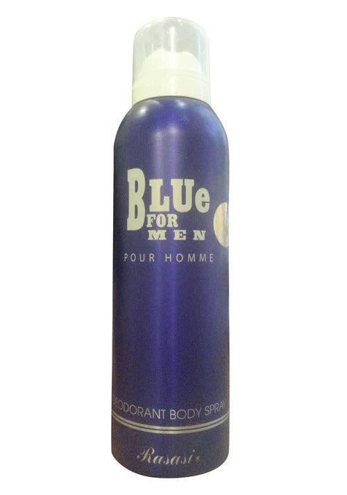 Rasasi Blue For Men Deodorant Body Spray 200 ML - Image 2