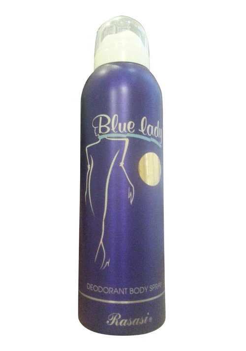 Rasasi Blue Lady Deodorant Body Spray 200 ML - Image 2