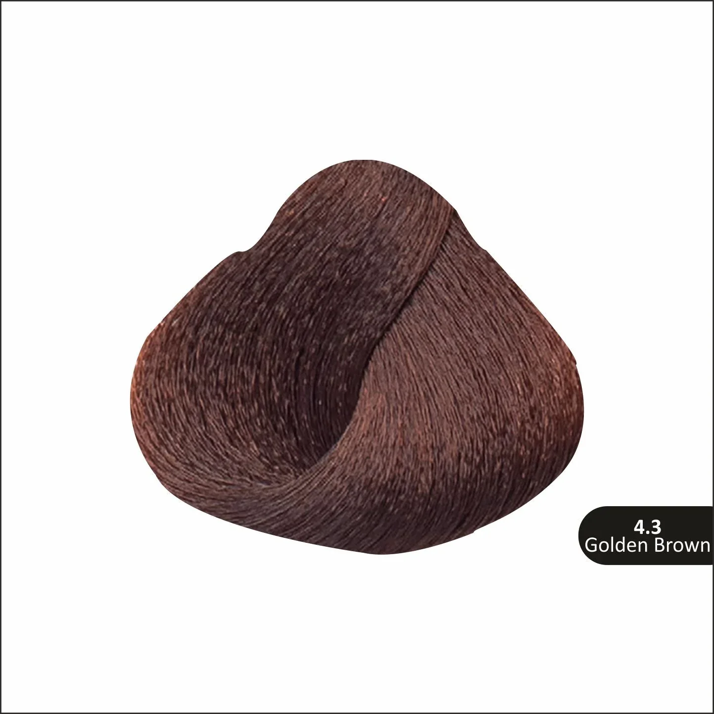 Rivaj Hair Color Cream 60ml (4.3 - Golden Brown) - Image 2