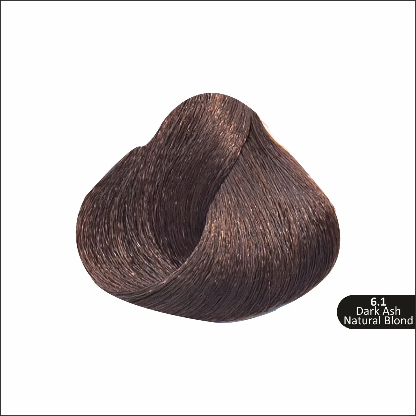 Rivaj Hair Color Cream 60ml (6.1 - Dark Ash Natural Blond) - Image 2