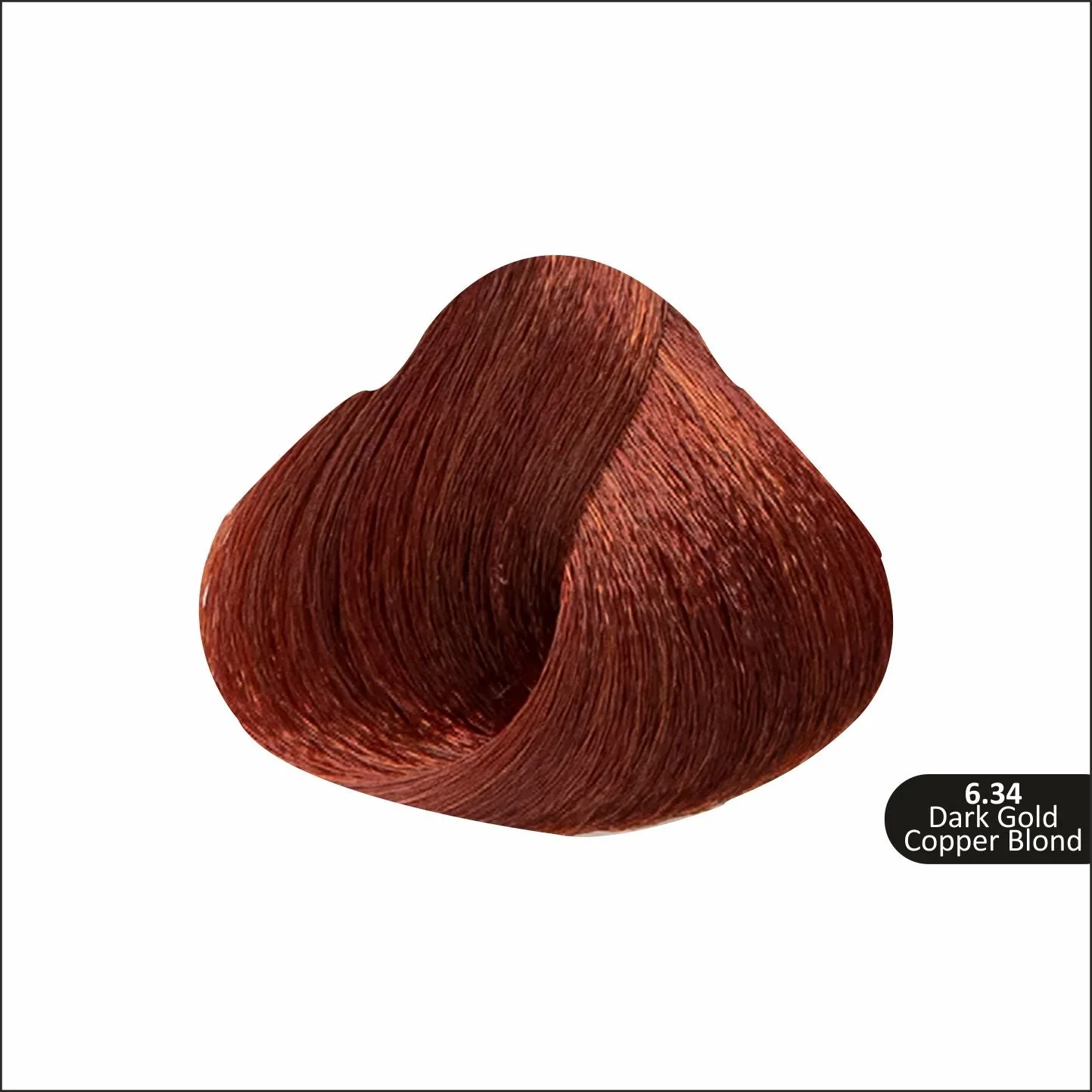 Rivaj Hair Color Cream 60ml (6.34 - Dark Copper Blond) - Image 2
