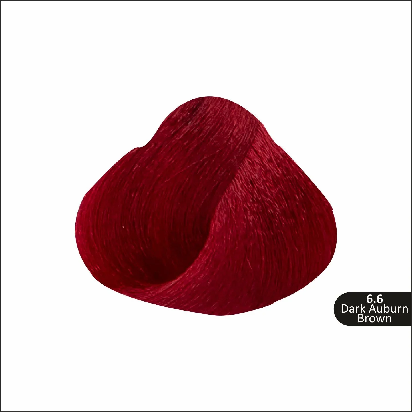 Rivaj Hair Color Cream 60ml (6.6 - Dark Auburn Brown) - Image 2