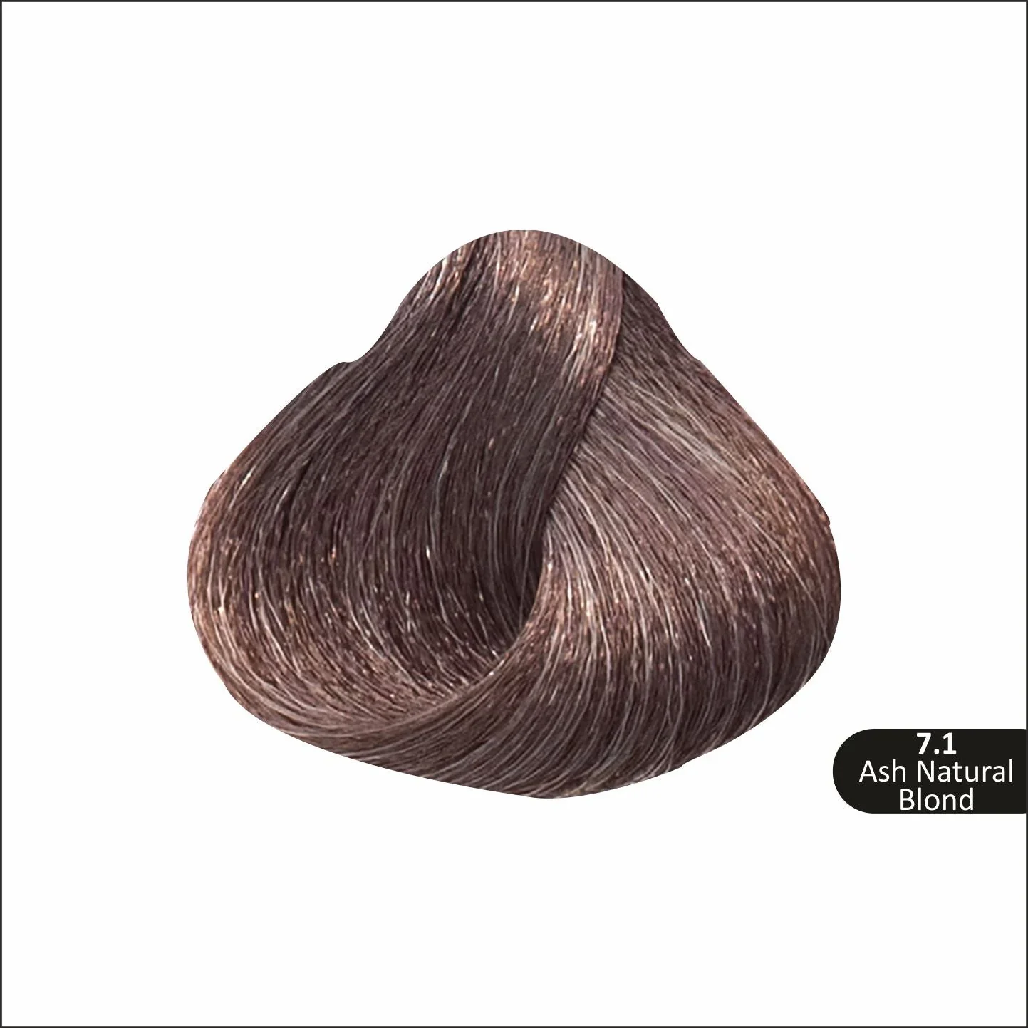 Rivaj Hair Color Cream 60ml (7.1 - Ash Natural Blond) - Image 2