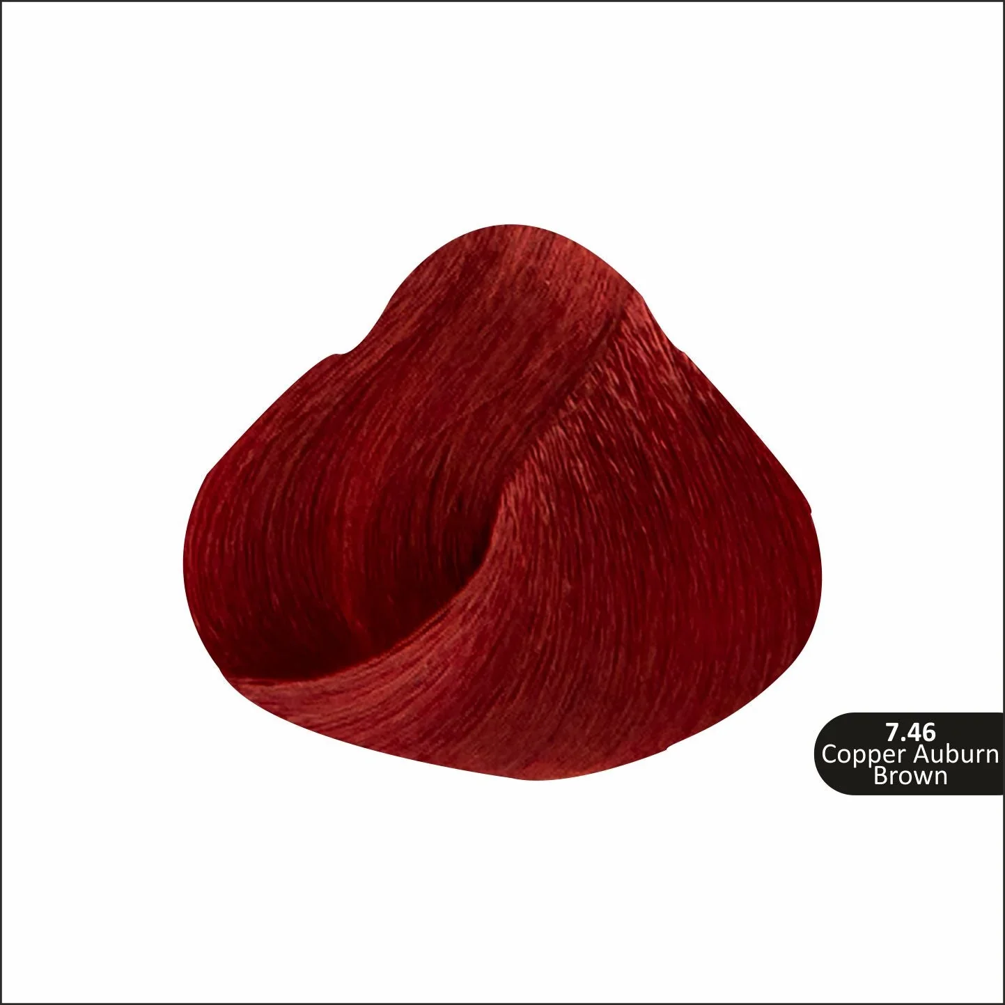 Rivaj Hair Color Cream 60ml (7.46 - Copper Auburn Brown) - Image 2