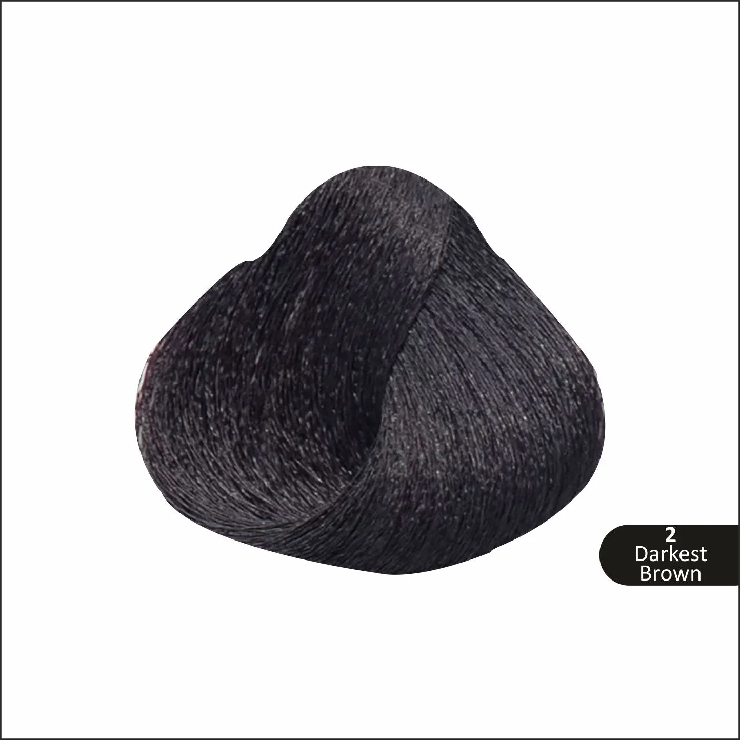 Rivaj Hair Color Cream 60ml (Darkest Brown) - Image 2